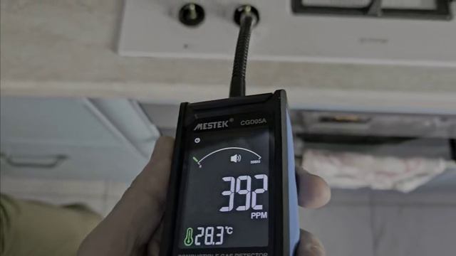 Как проверить утечку газа детектором MESTEK CGD05A смотреть онлайн