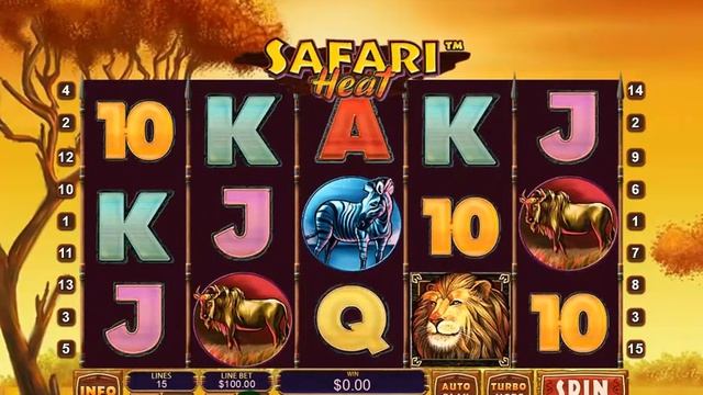 Safari Heat - PlayTech смотреть онлайн