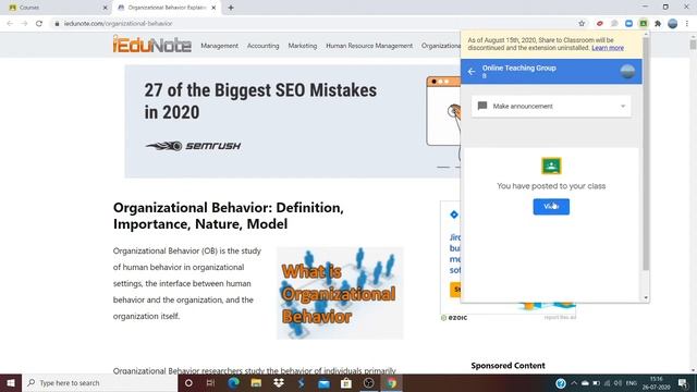Share to Classroom - Chrome Extension (Part 3) смотреть онлайн