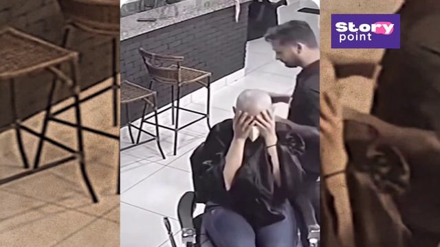 Brave Barber Shaves Off His Hair To Support Woman Battling Cancer | Story Point Digital | смотреть онлайн