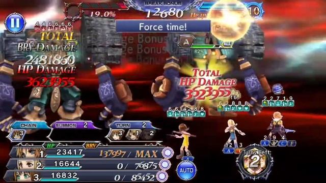 DFFOO [GL] Tidus FR : Raid Boss Defender Z SHINRYU (5 Turn/No Boss Turn) смотреть онлайн