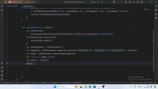 Create PDF Document | Android Studio | Kotlin 2024 смотреть онлайн