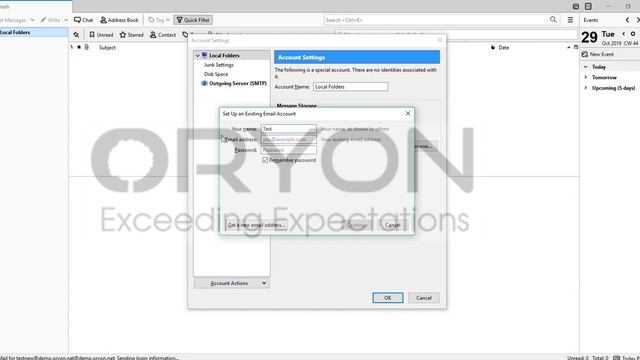 How to configure email account in Mozilla Thunder bird client via IMAP смотреть онлайн
