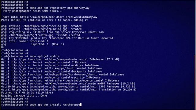 RawTherapee install on ubuntu 16 смотреть онлайн