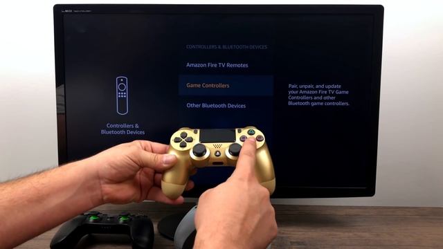 Fire Stick 4K How To Pair PS4 Or Xbox One Controller смотреть онлайн