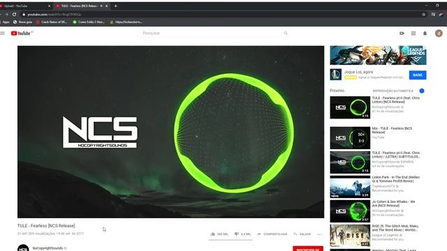 TULE Fearless NCS Release YouTube Google Chrome 2020 01 29 23 40 41 смотреть онлайн