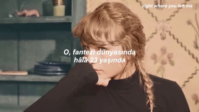 Taylor Swift - right where you left me // Türkçe Çeviri смотреть онлайн