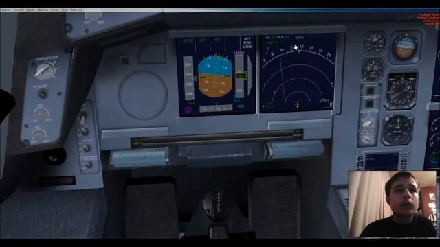 FSX: Heathrow to Sydney with an A380 смотреть онлайн