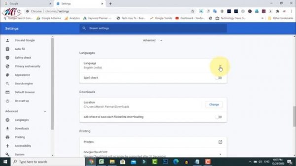 how to change language in google chrome | pc me google chrome ki language kaise change kare