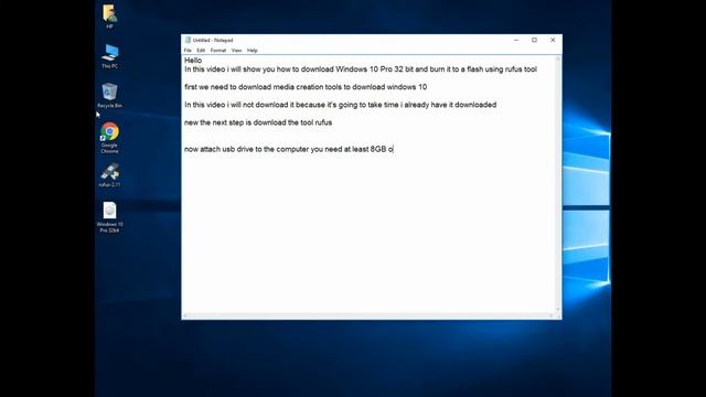 Download and burn Windows 10 to Flash смотреть онлайн