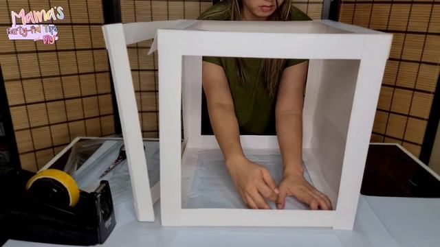 CHEAP DIY: BALLOON BOX using FOLDER | TRANSPARENT LETTER BOX TUTORIAL смотреть онлайн