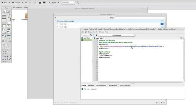 bug report: livecode lesson 1 video fails and livecode videos fail to play at all on Linux Mint 13 смотреть онлайн