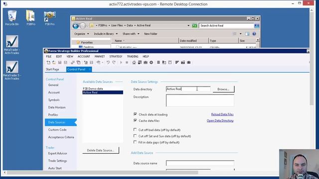 Installing Forex Strategy Builder Professional on VPS смотреть онлайн