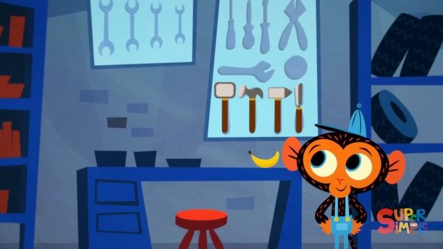 Mr. Monkey Helps Out His Friends | Mr. Monkey, Monkey Mechanic Cartoon Collection смотреть онлайн