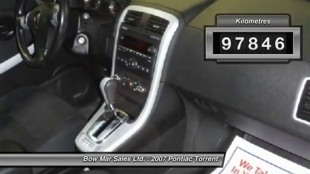 2007 Pontiac Torrent Tisdale Saskatchewan 15113A смотреть онлайн