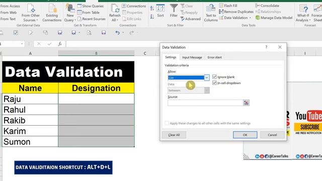 How to Create Drop-Down Lists in MS Excel | Drop-Down Menus using Data Validation | Bangla Tutorial смотреть онлайн