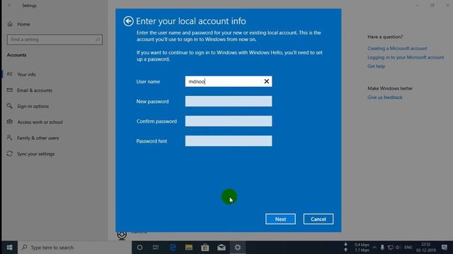 How to sign in local account windows 10 смотреть онлайн