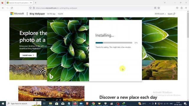 How to Set Bing wallpaper as Desktop Wallpaper смотреть онлайн