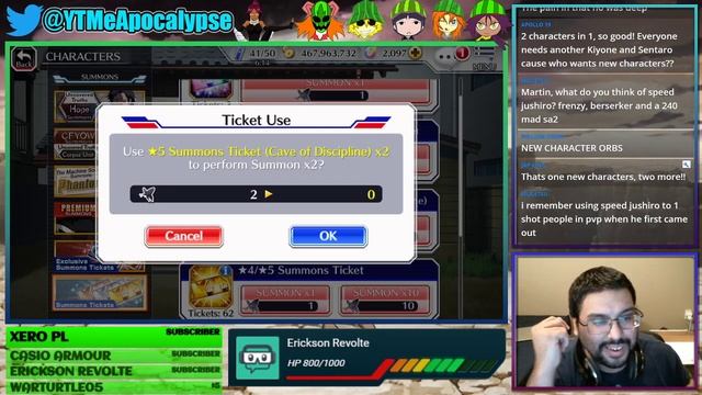 Bleach Brave Souls 10X 5 Star Ticket Summons! смотреть онлайн