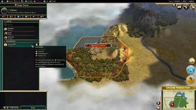 Civilization V Brave New World E p 1 Eagle Beginings?! смотреть онлайн