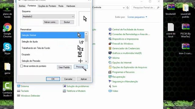 Tutorial de como alterar e baixar cursores no windows 7, windows 8 (ou 8.1) e windows 10. смотреть онлайн