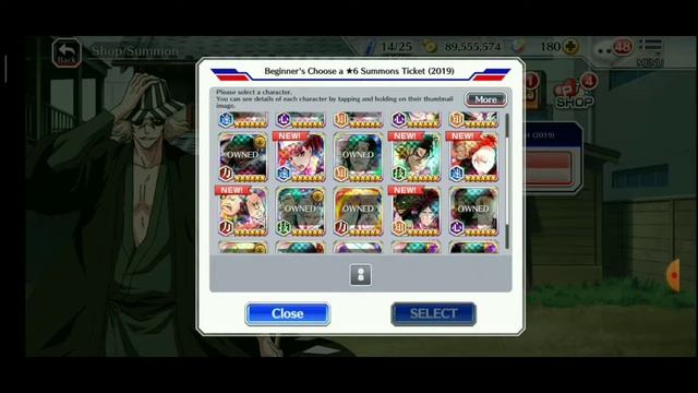 Открытие 5* белета в игре Bleach Brave Souls #9 смотреть онлайн