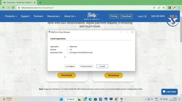 Tally Prime How To Download And Install In Tally Prime 3.0 l Tally Prime In Hindi l @Tallynnerstar смотреть онлайн