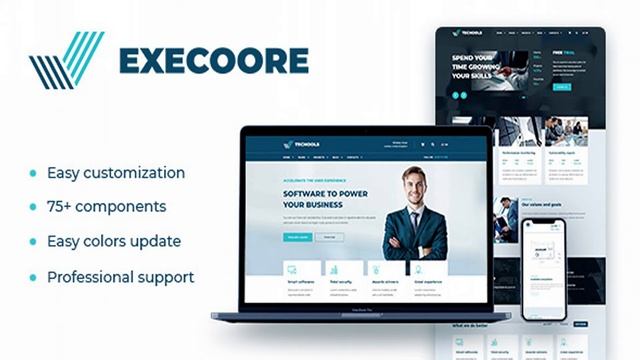 Execoore - Tech And Business Theme | Themeforest Website Templates and Themes смотреть онлайн