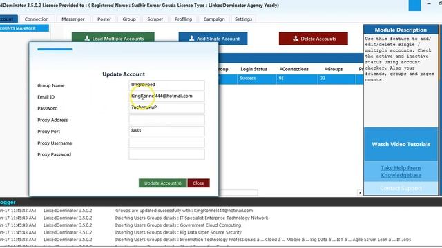 Add single account with proxy or without proxy смотреть онлайн