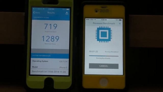 GeekBench 3 IPhone 5 Vs IPhone 4S