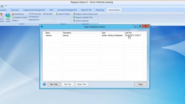 Pegasus Opera 3 - Backup & Shut Down смотреть онлайн