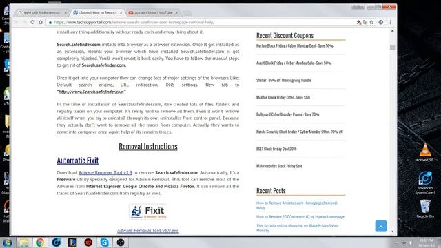 How to get rid of Feed Safefinder - BEST WAY, NO CHROME RESET смотреть онлайн