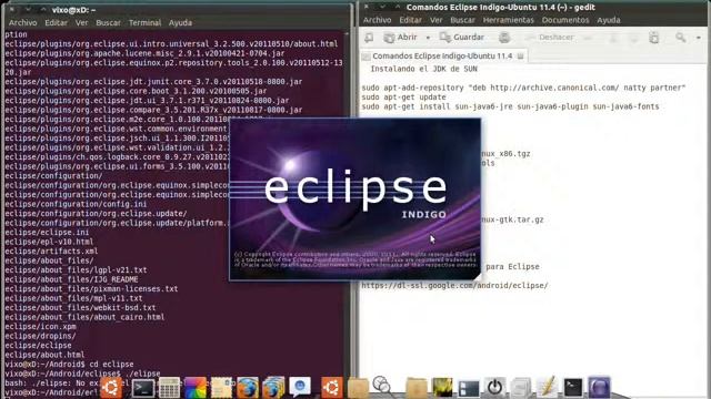 install eclipse and android SDK IN Ubuntu смотреть онлайн