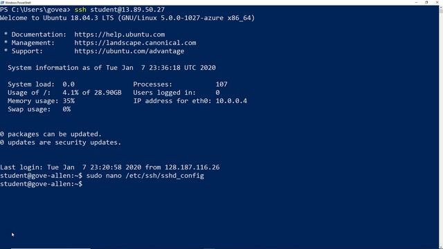 Disallowing password authentication on your VPS смотреть онлайн