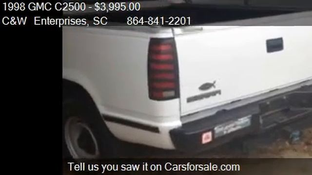1998 GMC C2500 Ext. Cab 6.5-ft. Bed 2WD - for sale in Willia смотреть онлайн