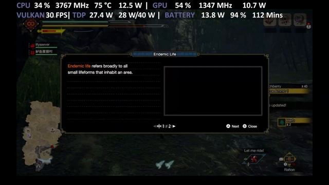 ONEXPLAYER i7 1185G7 Monster Hunter Rise Yuzu Switch Emulator Iris Xe Performance смотреть онлайн