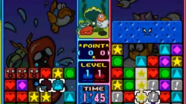 yoshi tetris attack, CPU lvl 7 смотреть онлайн