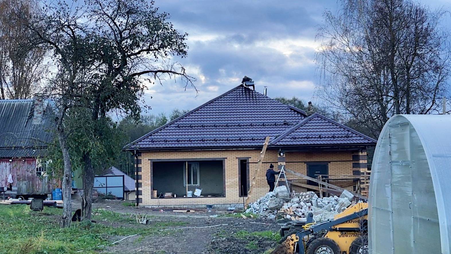 Стройка нового дома завершена. Что будем делать дальше? Жизнь простых людей в деревне. смотреть онлайн