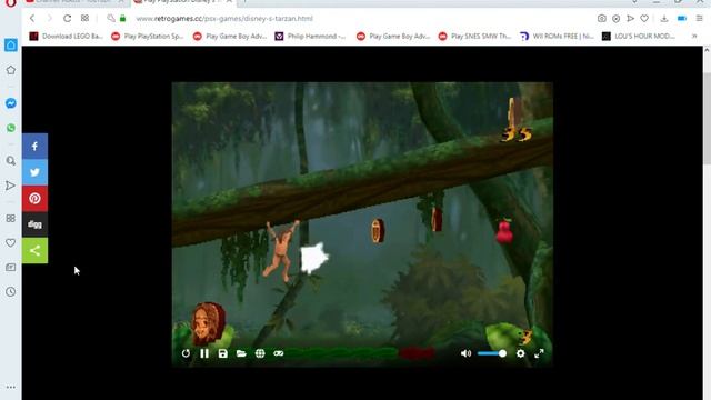 Play PlayStation Disney's Tarzan Online in your browser RetroGames cc Opera 2020 04 19 21 23 32 смотреть онлайн