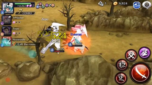 Bleach: Brave Souls - lv. 100 Co-Op ft. Nelliel (Released version) смотреть онлайн