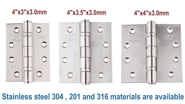 Stainless Steel Satin CE Mortise Fire Door Hinge-DDSS001-CE-4x4x3-D&D HARDWARE смотреть онлайн