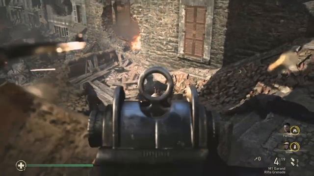 Call of Duty®: WWII_defend the town square stronghold смотреть онлайн