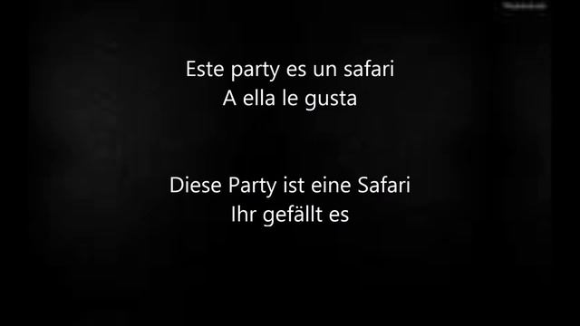 J balvin -safari (letras en espanol/alemán) смотреть онлайн