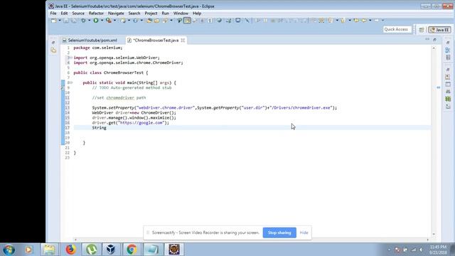 How to Execute Selenium Script using Chrome Browser смотреть онлайн