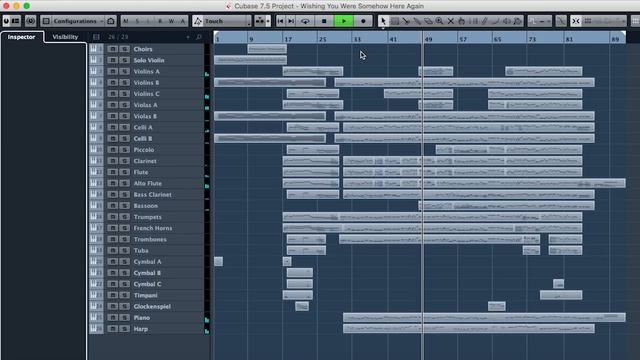 Wishing You Were Somehow Here Again - The Phantom of the Opera - Cubase Cover - Instrumental Music смотреть онлайн