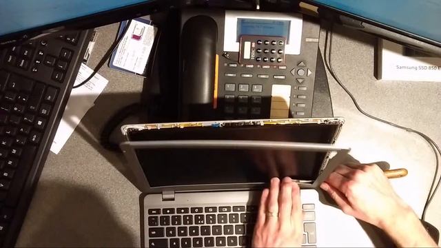 Screen replacement procedure for Samsung Chromebook Notebook XE550C22-H01UK 550C смотреть онлайн
