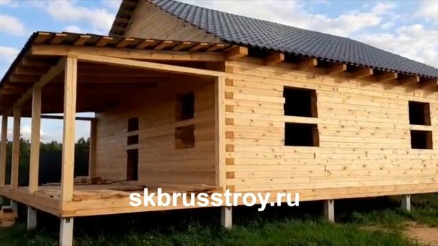 Отзыв о строительстве дома из бруса СК Брус Строй 16 смотреть онлайн