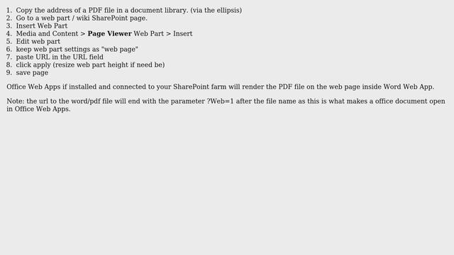 Sharepoint: How to embed Word and PDF documents in pages? (3 Solutions!!) смотреть онлайн