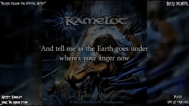 KAMELOT - THE HUMAN STAIN (LYRICS ON SCREEN) смотреть онлайн