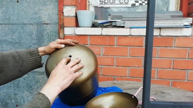 Мусорное ведро из фреонового баллона своими руками смотреть онлайн